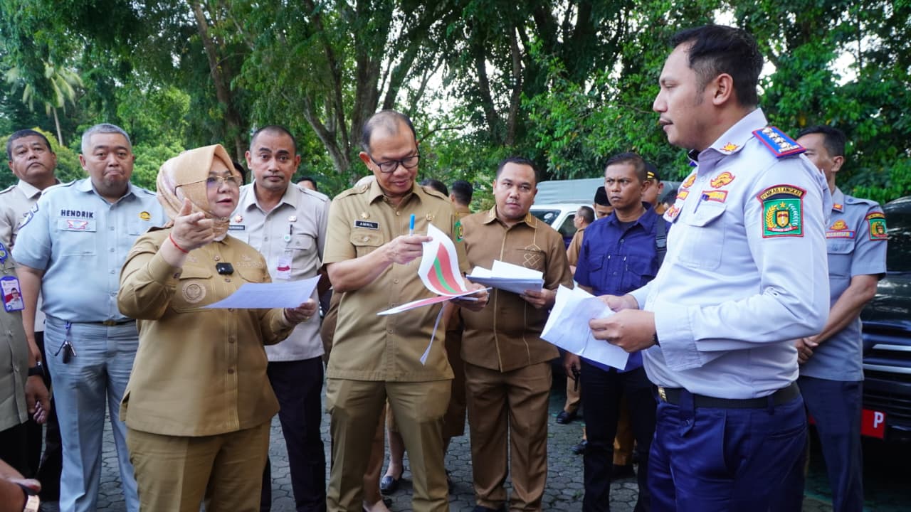 Plt Bupati Langkat Periksa Kendaraan Dinas