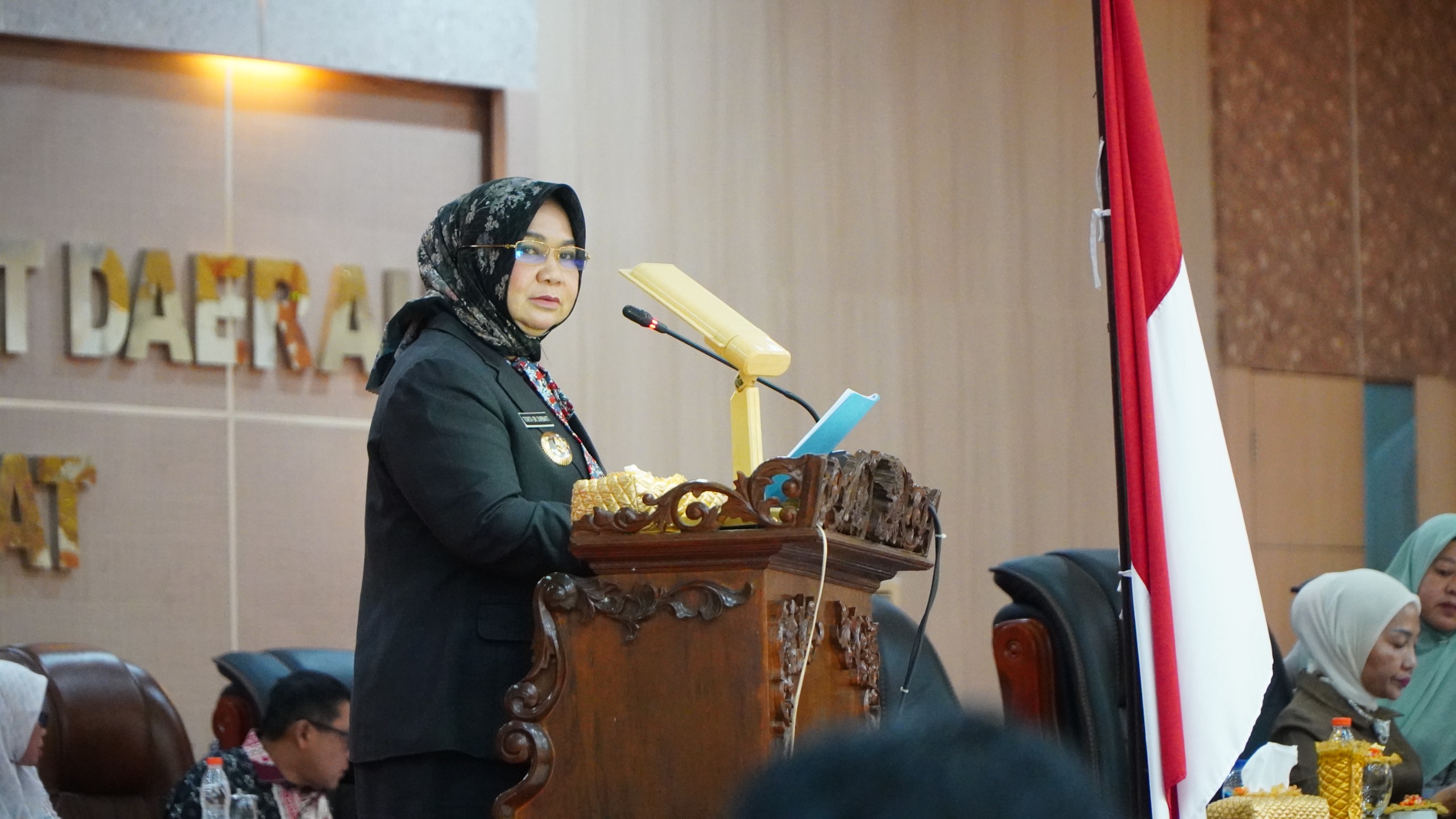 Plt Bupati Langkat Tiorita Rapat Paripurna