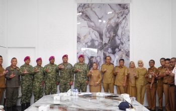 Plt Bupati Langkat Bersama Marinir