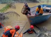 Pria Hanyut di Sungai Sei Lepan Langkat