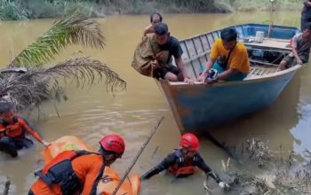 Pria Hanyut di Sungai Sei Lepan Langkat
