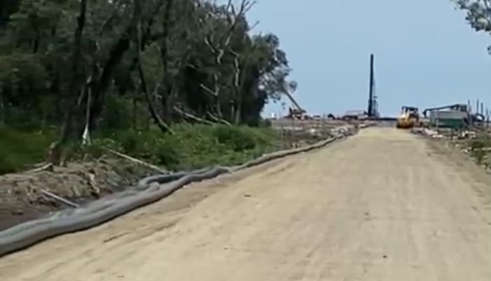 Security PT EMP Larang Wartawan Dokumentasikan Lokasi Pengeboran Gas di Sekitar Laut Langkat, Ada Apa? 