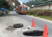 Jalan Menuju Ekowisata Tangkahan Kembali Rusak, Gorong-Gorong Ambles dan Banjir