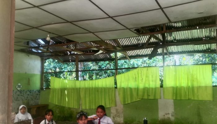 Tiga Ruang Kelas SDN 056587 Pantai Sampah Bahorok Rusak, Kegiatan Belajar Terganggu