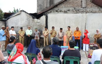 Wali Kota Binjai Tinjau Korban Kebakaran, Tawarkan Rusun untuk Tempat Tinggal Sementara