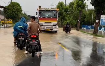 Banjir Genangi Jalan Nasional di Gebang, Sejumlah Rumah Warga Ikut Terendam