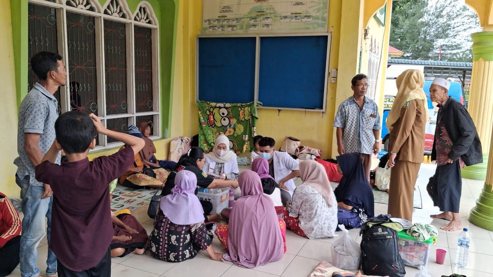 Banjir di Besitang Langkat