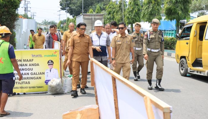 Benahi Kabel Semrawut, Pemko Binjai Mulai Penataan Jaringan Fiber Optik ke Bawah Tanah