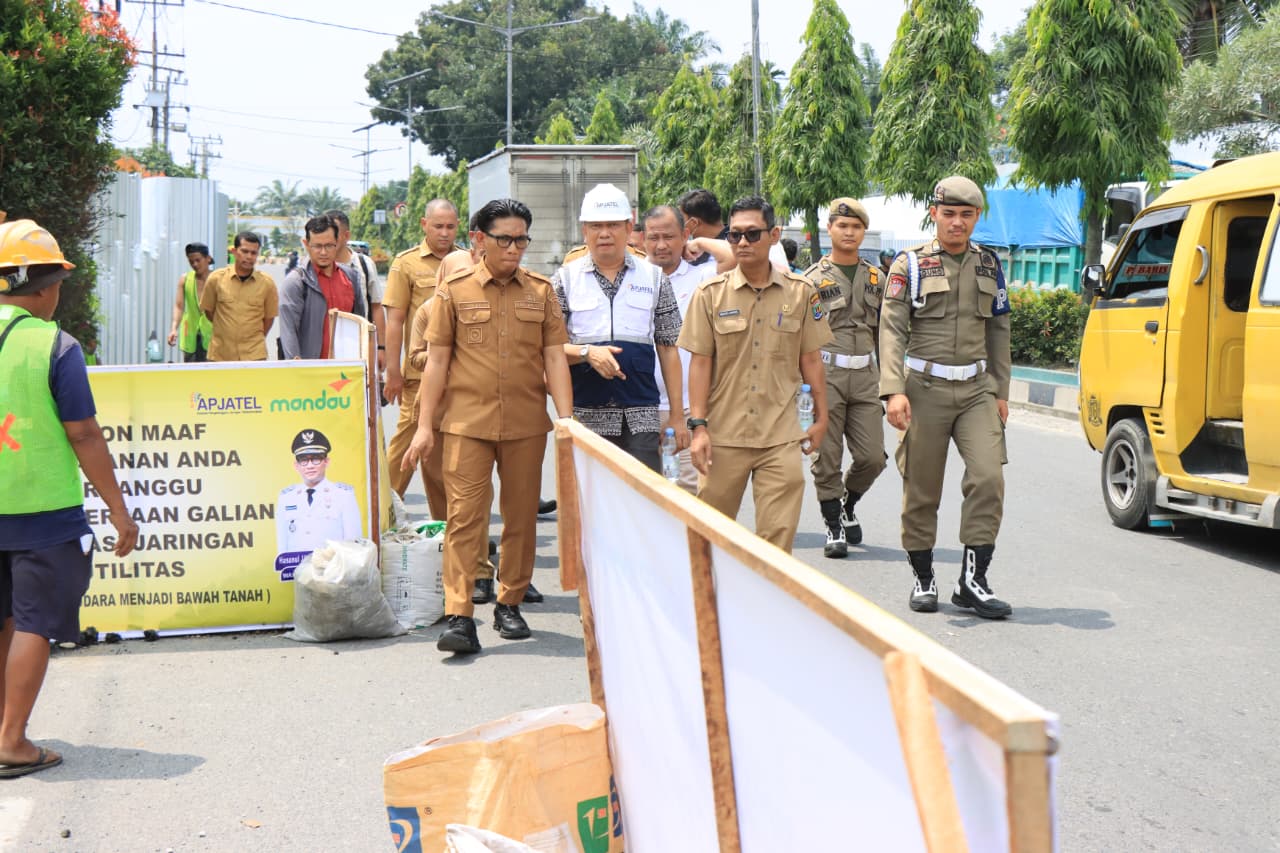 Pemko Binjai Mulai Penataan Jaringan Fiber Optik ke Bawah Tanah