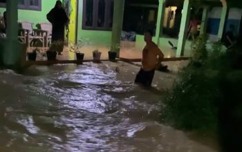Hujan Kembali Guyur, Banjir Melanda Dua Desa di Besitang Langkat