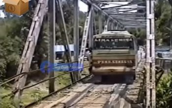 Jembatan Wampu Bohorok di Era 90-an Kembali Terungkap, Jejak Kayu dan Tiang Beton Jadi Nostalgia