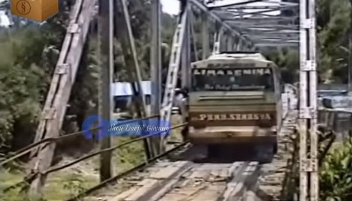 Jembatan Wampu Bohorok di Era 90-an Kembali Terungkap, Jejak Kayu dan Tiang Beton Jadi Nostalgia