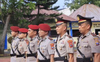 Kapolres Langkat Pimpin Sertijab Kasat Reskrim, Kasat Narkoba, dan Kapolsek Kuala