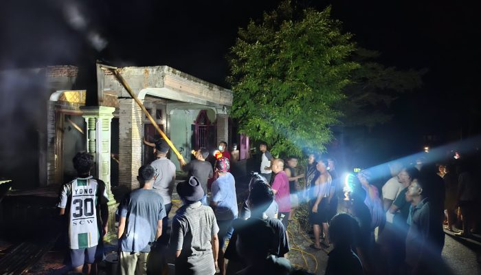 Kebakaran di Pamah Tambunan Salapian, Tiga Rumah Ludes dan Satu Rusak Ringan