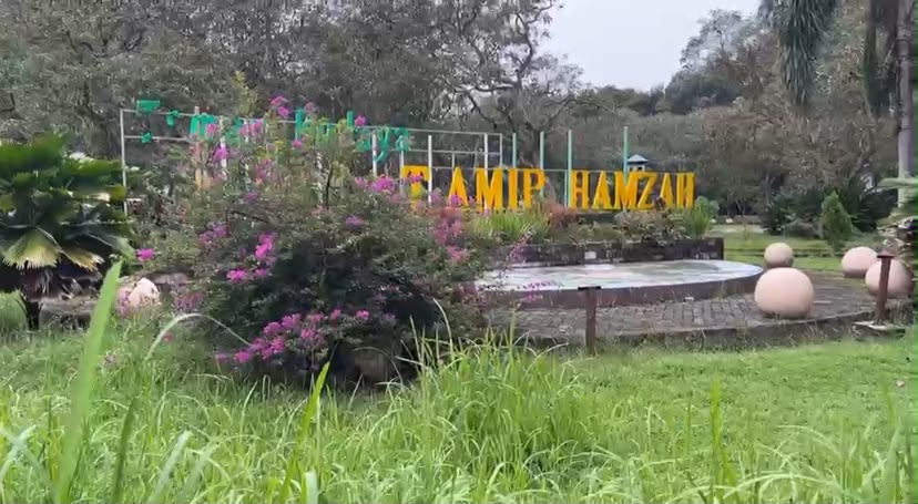 Panggung Rusak, Rumput Memanjang, Taman Budaya Tengku Amir Hamzah di Stabat Butuh Pembenahan