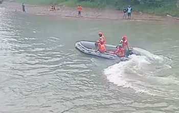 Pencarian Anak Hanyut di Dusun Aras Napal Besitang Terus Dilakukan, Korban Belum Ditemukan