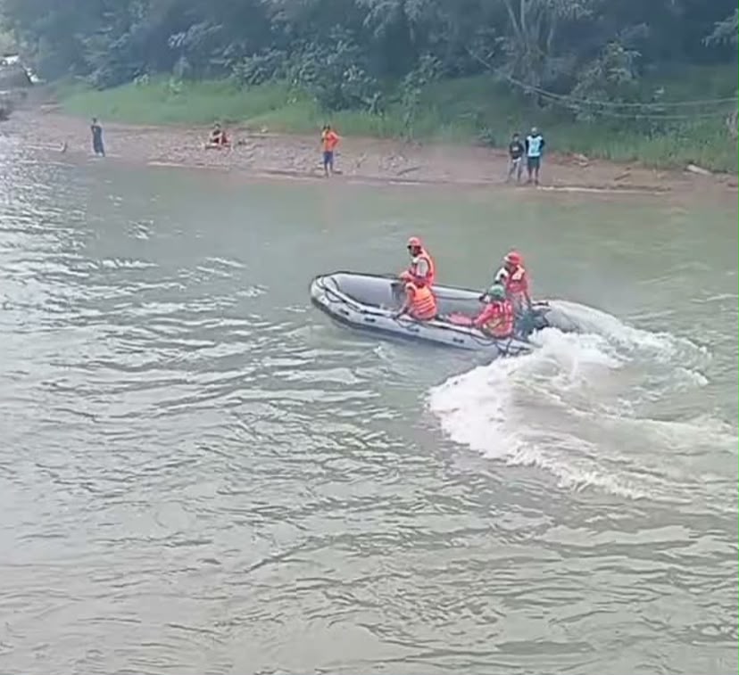 Pencarian Anak Hanyut di Dusun Aras Napal Besitang Terus Dilakukan, Korban Belum Ditemukan