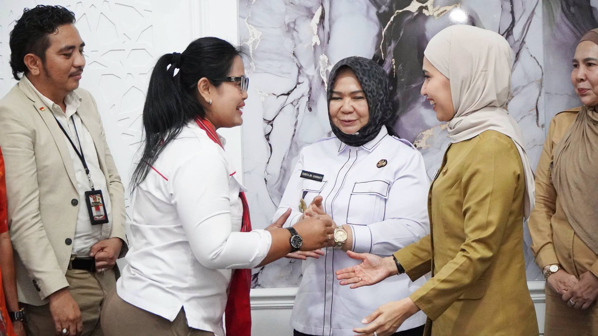 Plt Bupati Langkat Tiorita Lakukan Persiapan Kedatangan Gibran