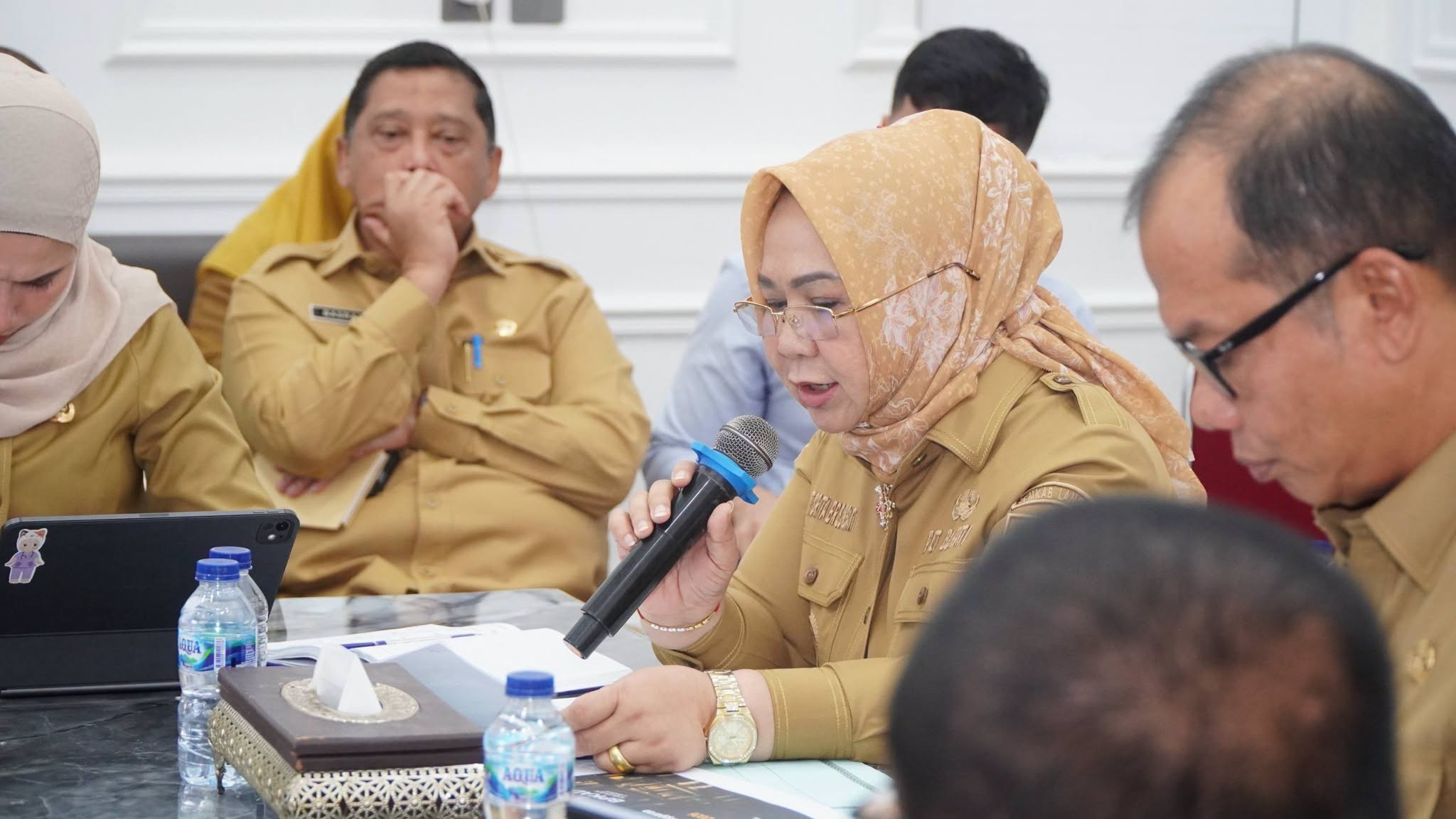 Plt Bupati Langkat Tiorita Rapat TKD Langkat