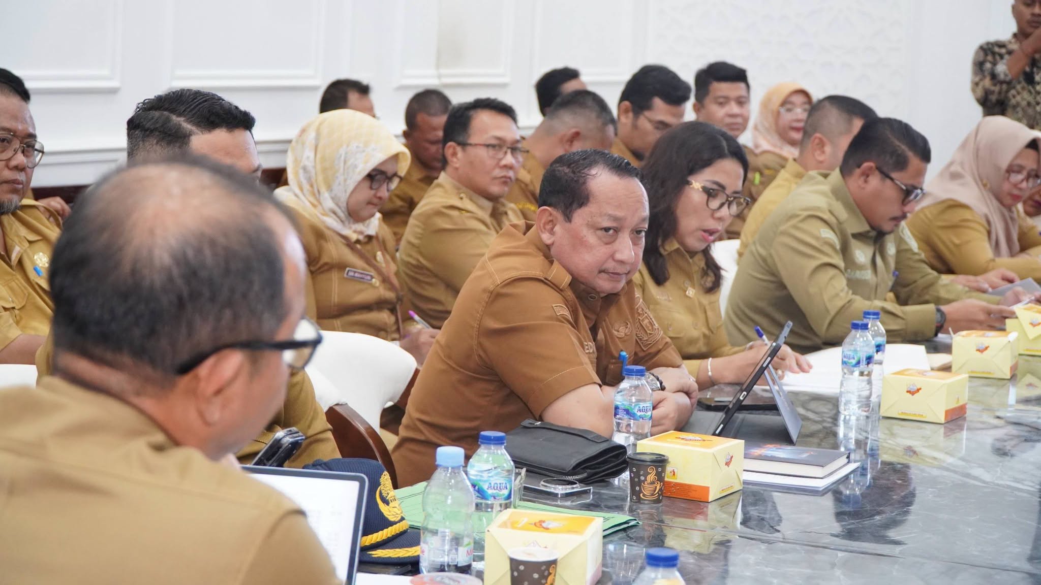 Plt Bupati Langkat Tiorita Rapat TKD