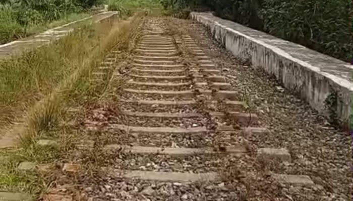 Rel PT KAI di Langkat Diduga Dicuri, Video Kondisi Rel Beredar