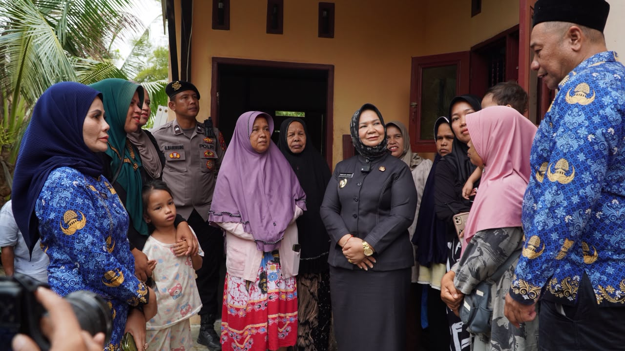 Rumah Korban Bencana di Pangkalan Susu Diperbaiki