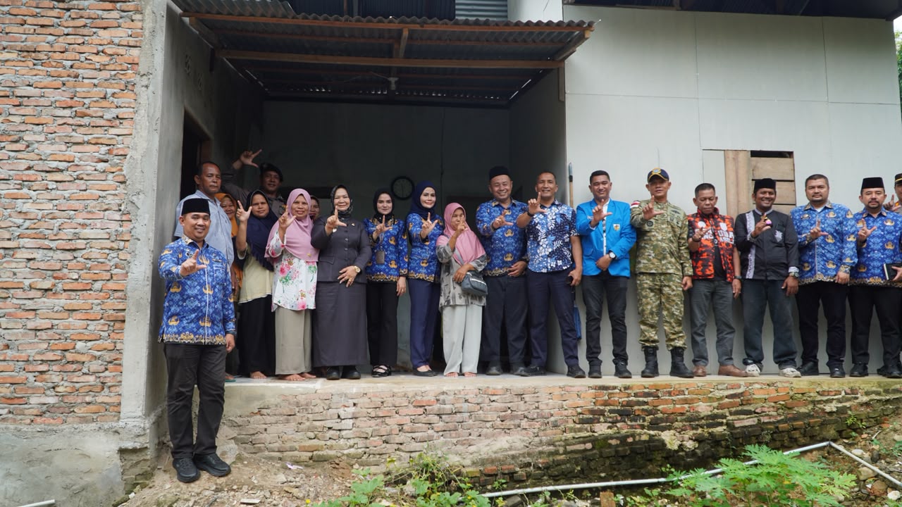Rumah Korban Bencana di Pangkalan Susu Langkat Diperbaiki