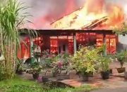 Rumah Pensiunan PNS di Babalan Ludes Terbakar, Kerugian Ditaksir Ratusan Juta