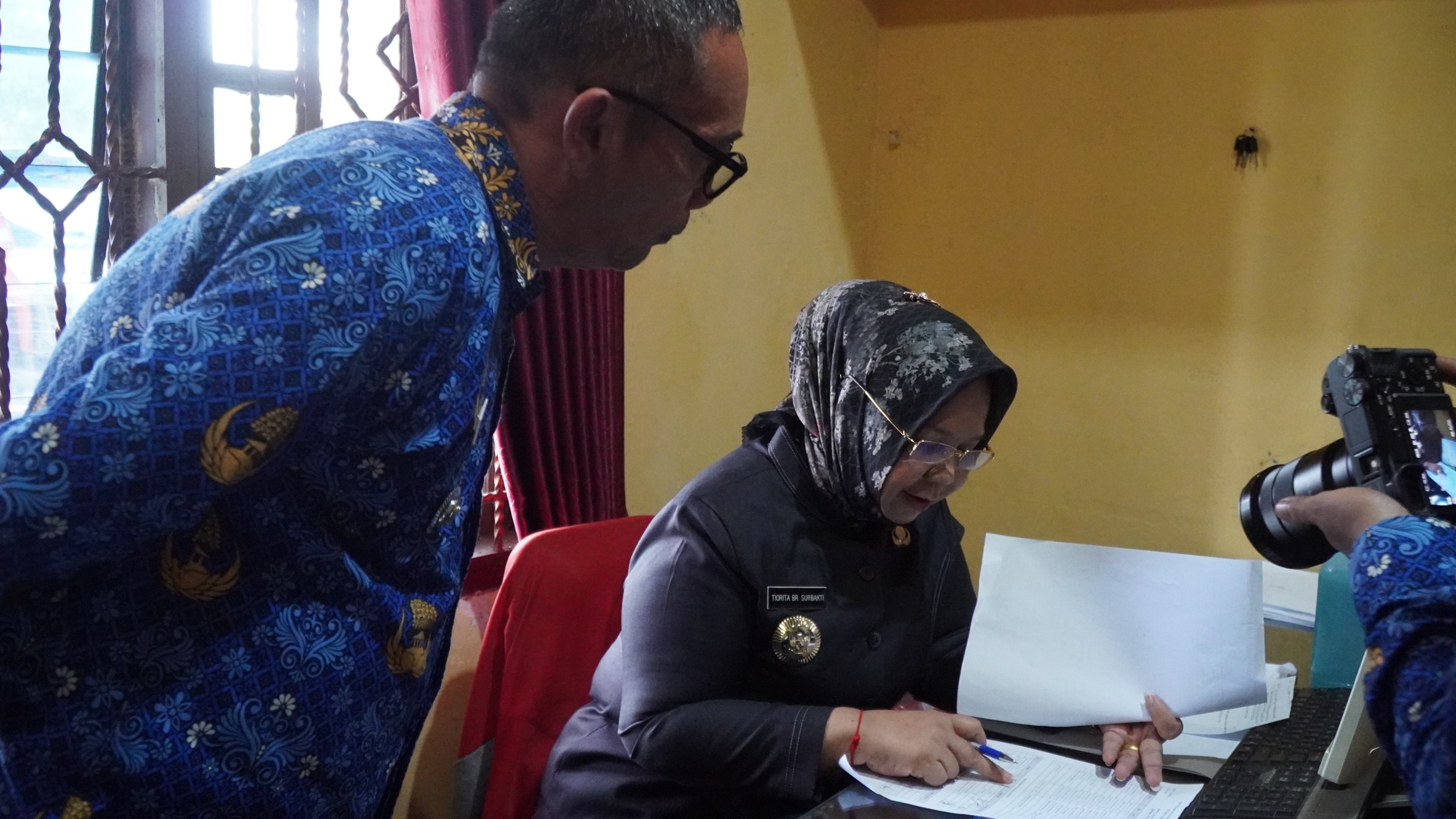 Sidak Kantor Camat Brandan Barat Langkat