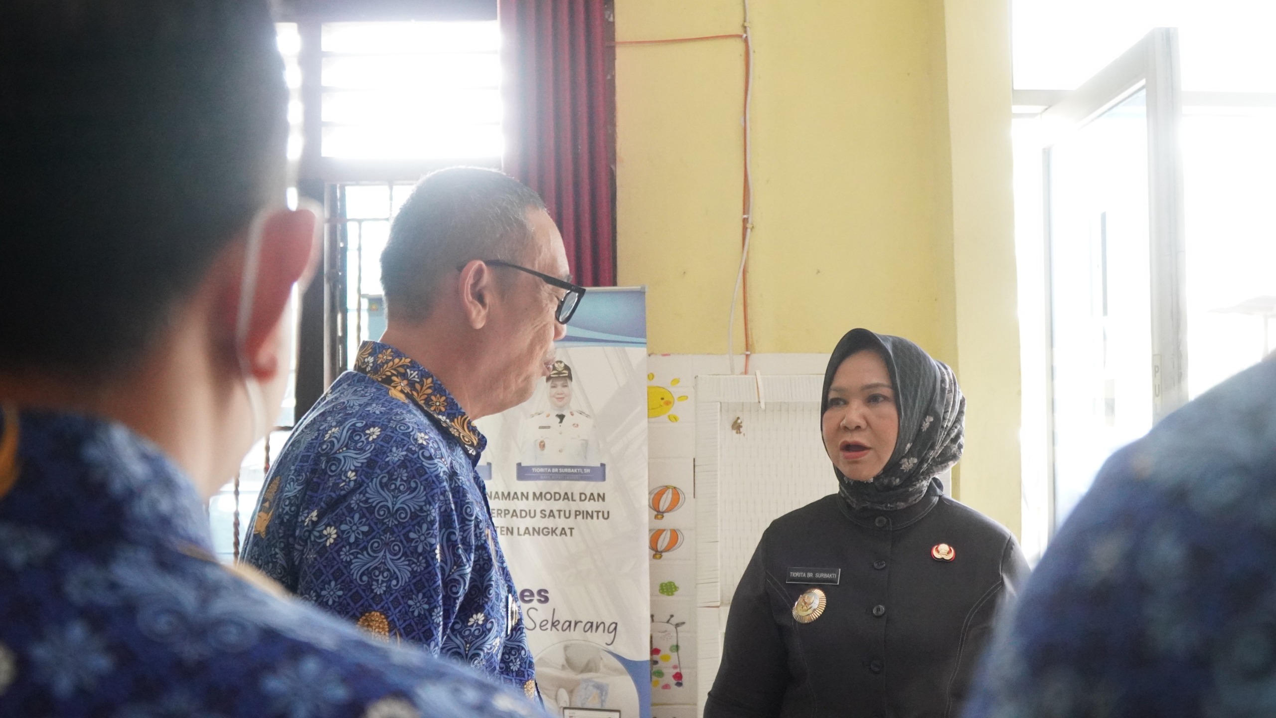 Sidak Kantor Camat Brandan Barat, Plt Bupati Langkat