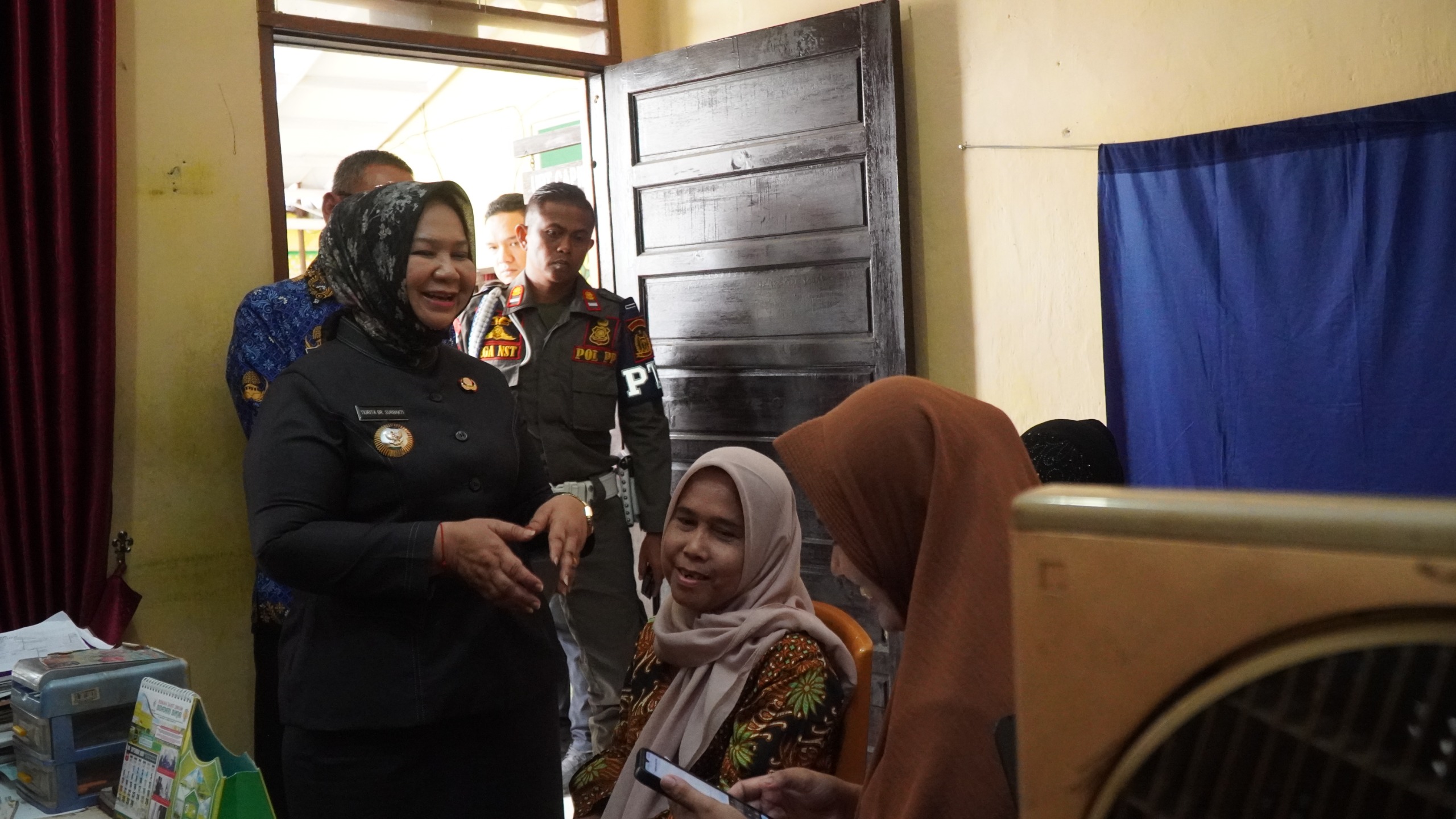 Sidak Kantor Camat Brandan Barat