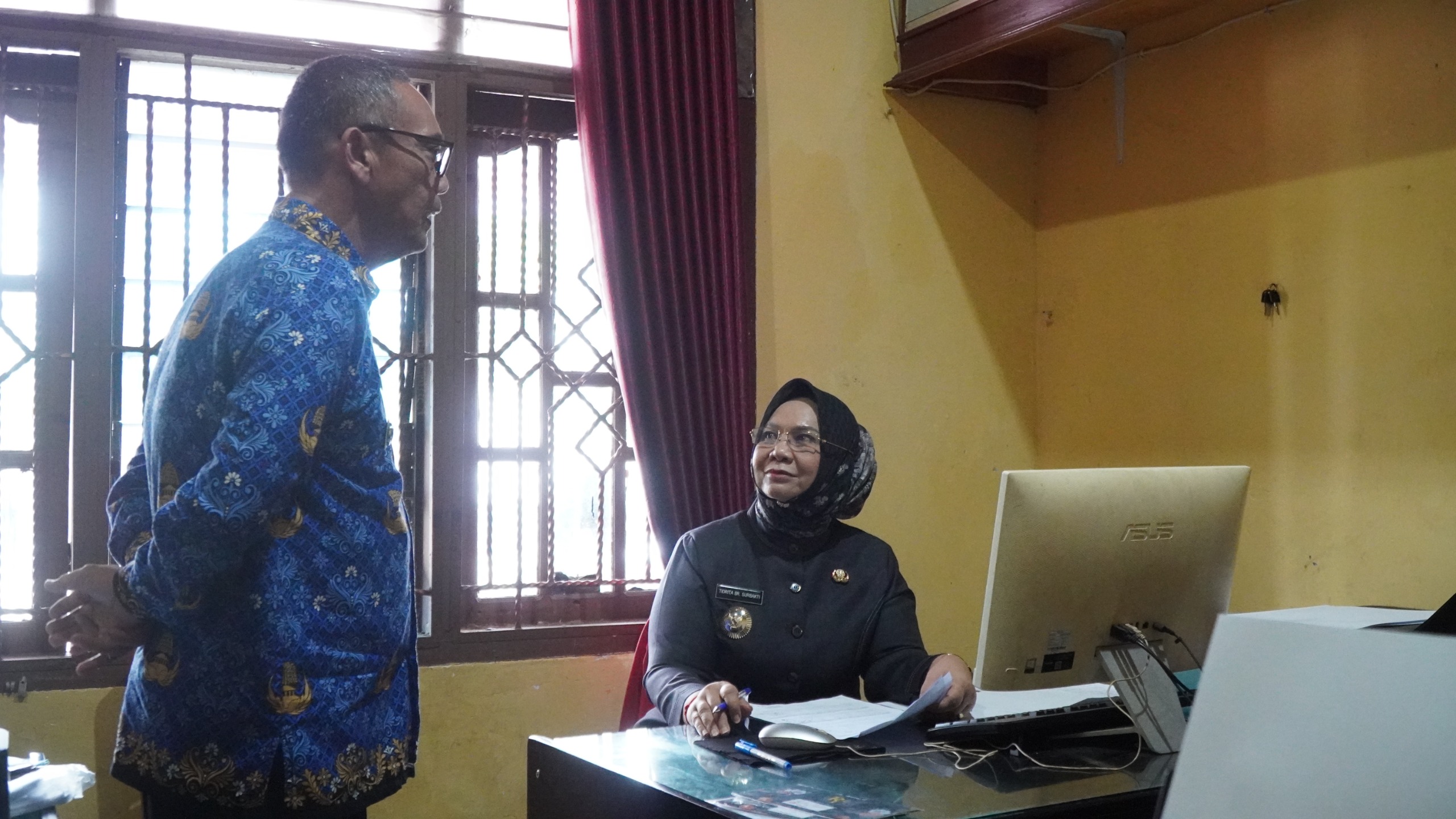 Sidak Kantor Camat Brandan Barat
