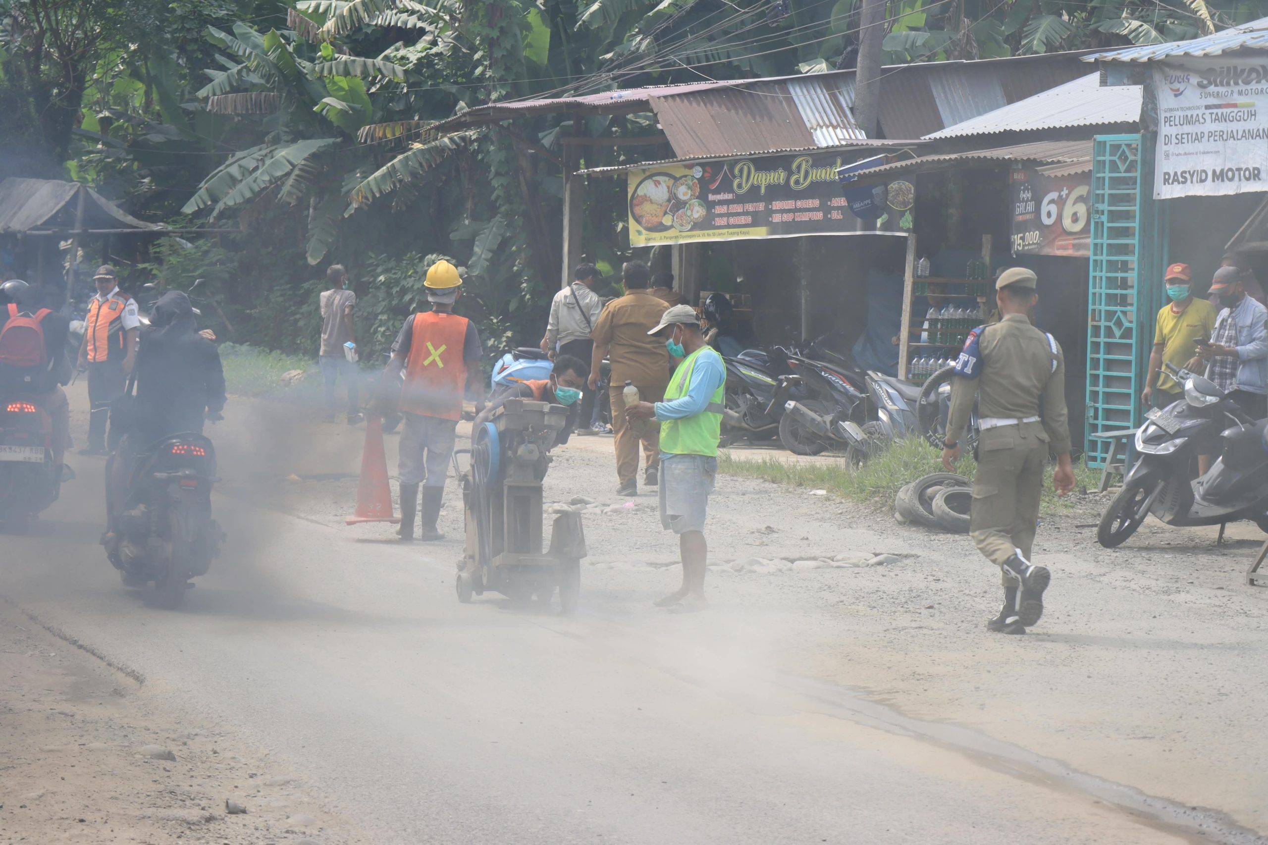 Wawali Binjai Tinjau Perbaikan Jalan Diponegoro, Pastikan Pekerjaan Sesuai Kebutuhan